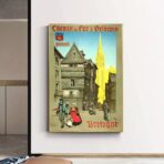affiche vintage quimper