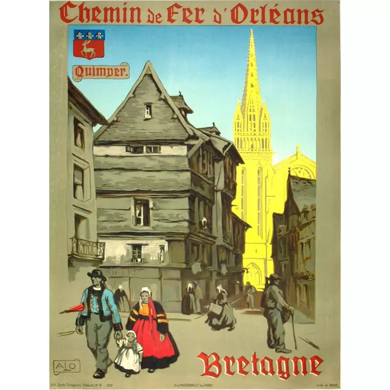 affiche-vintage-quimper_12 affiche vintage quimper