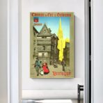 affiche vintage quimper