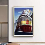 affiche vintage railways