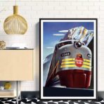 affiche vintage railways