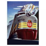 affiche vintage railways