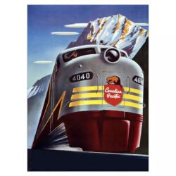 affiche vintage railways