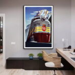 affiche vintage railways