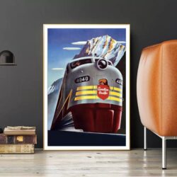 affiche vintage railways