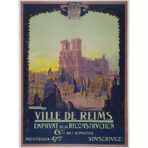 affiche vintage reims
