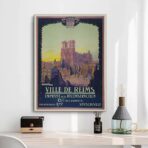 affiche vintage reims