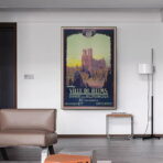 affiche vintage reims