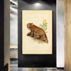 affiche vintage renard