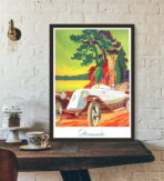 affiche vintage renault