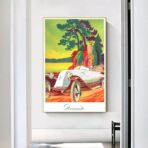 affiche vintage renault