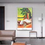 affiche vintage renault