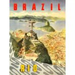 affiche vintage rio