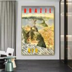 affiche vintage rio