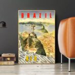 affiche vintage rio