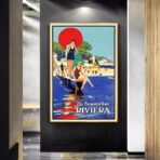 affiche vintage riviera