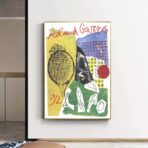 affiche vintage roland garros