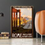 affiche vintage rome