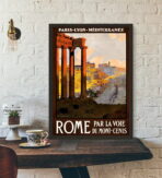 affiche vintage rome