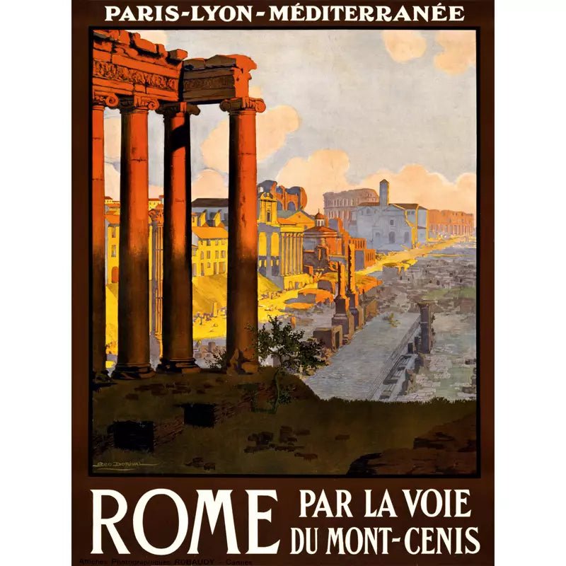 affiche-vintage-rome_2 affiche vintage rome