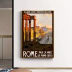 affiche vintage rome