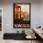 affiche vintage rome