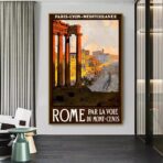 affiche vintage rome