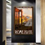 affiche vintage rome