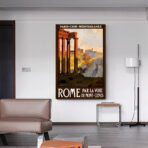 affiche vintage rome