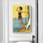 affiche vintage saint jean de luz