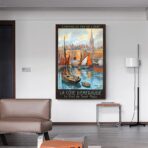 affiche vintage Saint-Malo