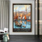 affiche vintage Saint-Malo