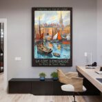 affiche vintage Saint-Malo