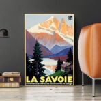 affiche vintage savoie