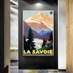 affiche vintage savoie