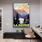 affiche vintage savoie