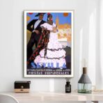 affiche vintage séville