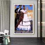 affiche vintage séville
