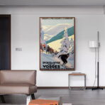 affiche vintage ski