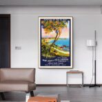 affiche vintage st jean de luz