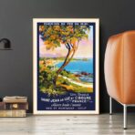 affiche vintage st jean de luz