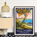 affiche vintage st jean de luz