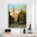 affiche vintage strasbourg