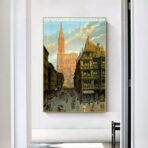 affiche vintage strasbourg