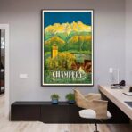affiche vintage suisse