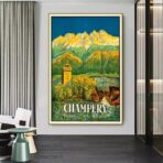 affiche vintage suisse