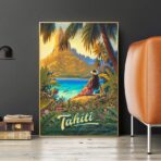 Affiche Vintage <br> Tahiti – Image 5