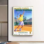 affiche vintage tennis