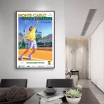 affiche vintage tennis