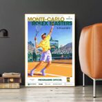 affiche vintage tennis